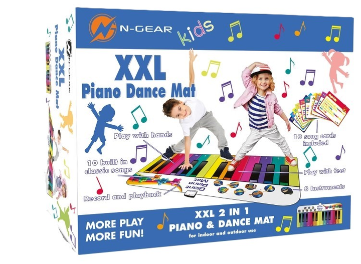 Mata taneczna N-Gear XXL Piano (8720589823051) - obraz 5