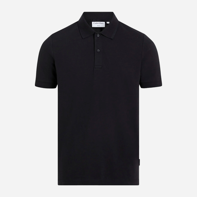 Koszulka polo męska Calvin Klein K10K113715-BEH L Czarne (8720109913941) - obraz 1