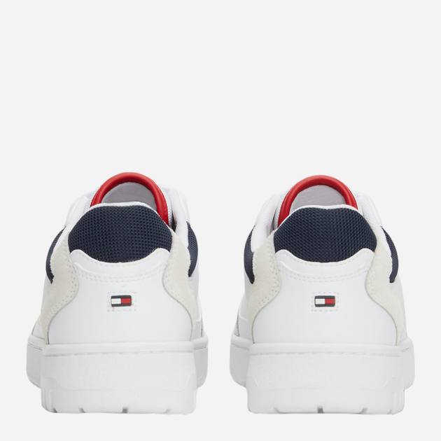 Sneakersy męskie skórzane Tommy Hilfiger FM0FM05058-YBS 44 Białe (8720646034833) - obraz 3