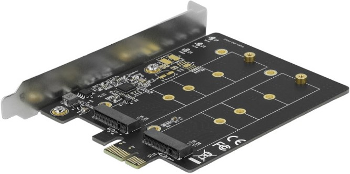 Плата-адаптер Delock PCI Express x1 - 2 x M.2 Key B (90432) - зображення 3