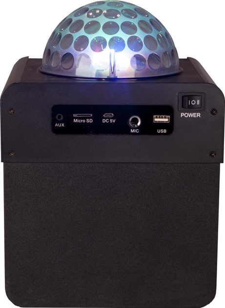 Przenośny głośnik N-Gear Bluetooth z dwoma mikrofonami DiscoBlock 410 Black (8719327187524) - obraz 3