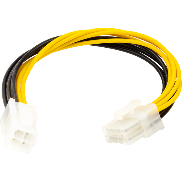 Переходник питания для процессора PowerPlant 4 pin (F) – 8 pin (M) 0.2 ...