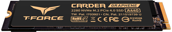 SSD диск Team Group CARDEA A440 1TB M.2 2280 PCIe 4.0 x4 3D NAND TLC (TM8FPZ001T0C327) - изображение 3