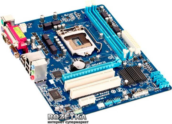 Материнская плата Gigabyte GA-H61M-S2P (s1155, Intel H61, PCI-Ex16, COM ...