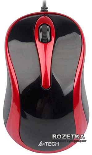 Мышь A4Tech N-360-2 V-Track USB Red/Black – фото, отзывы ...