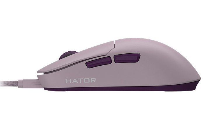Мышь Hator Quasar Essential USB Lilac (HTM-403) - изображение 5