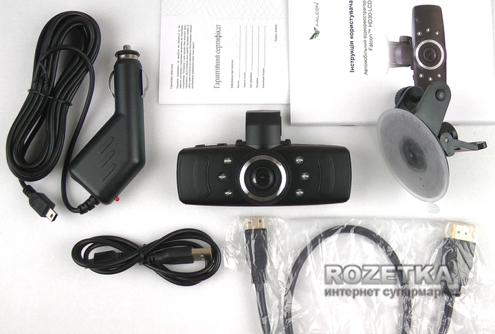 Видеорегистратор Falcon HD30-LCD – Фото, Отзывы, Характеристики В.