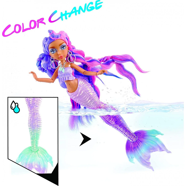 Lalka MGA Entertainment Mermaze Mermaidz Kishiko Mermaid 34 cm (035051581352) - obraz 6