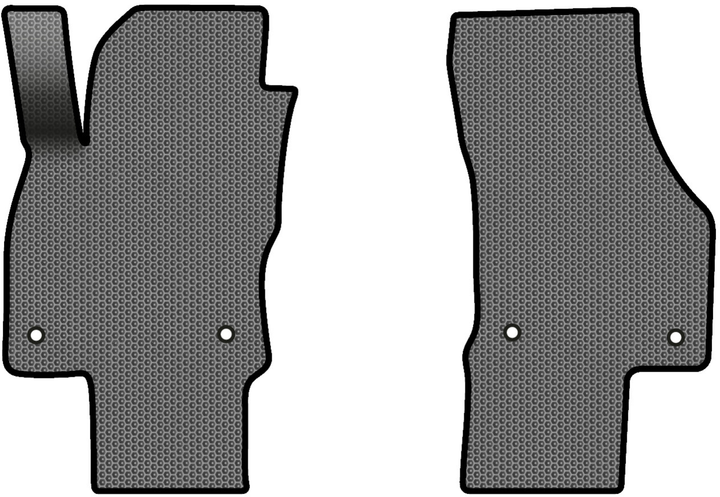 Акція на EVA килимки EVAtech в салон авто передні для Skoda Octavia A8 2020+ 4 покоління Combi EU 2 шт Grey/Black від Rozetka