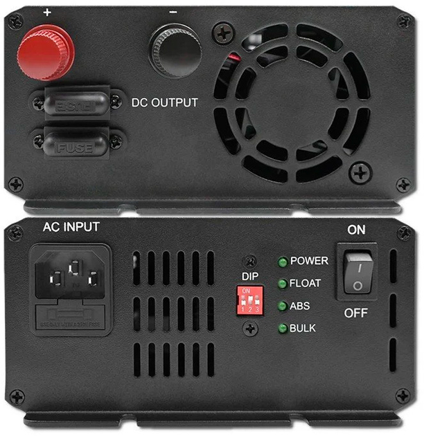 Зарядний пристрій Qoltec Smart Monolith charger for LiFePO4 AGM GEL SLA 40A 12V (5901878519562) - зображення 6