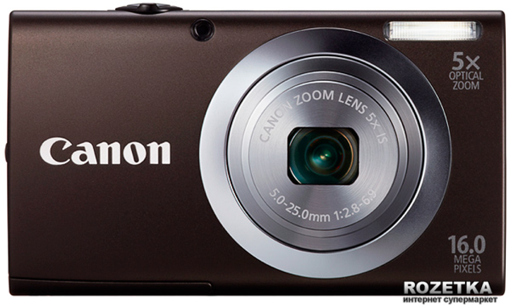 Фотоаппарат Canon PowerShot A2400 IS Black (6188B013) купить