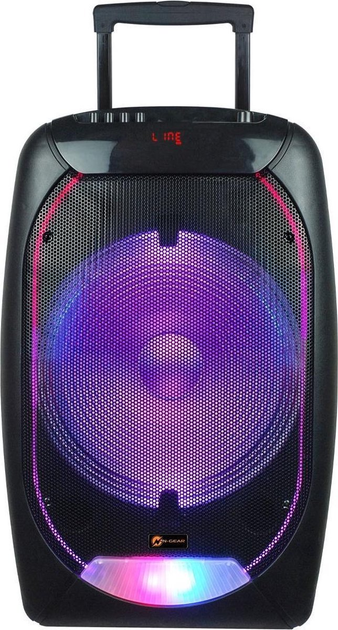 Przenośny głośnik Bluetooth N-GEAR na kółkach 500 W FLASH1510 (7109612292209) - obraz 2