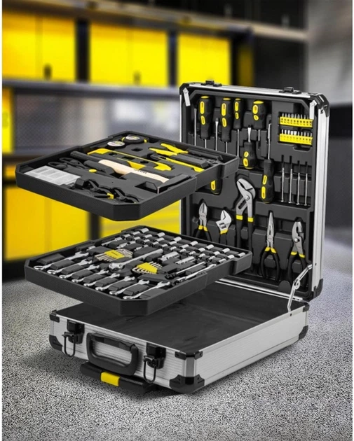 Zestaw narzędzi WMC TOOLS w walizce podróżnej 1/4'', 1/2'' 6-kątne, 186 elementów (WT-WMC186-3) - obraz 6