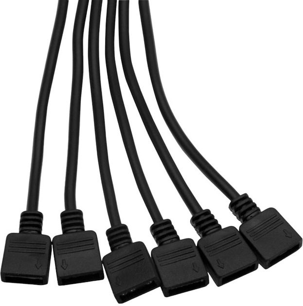 Розгалужувач EKWB EK-D-RGB Y-cable Black (3831109821879) - зображення 2