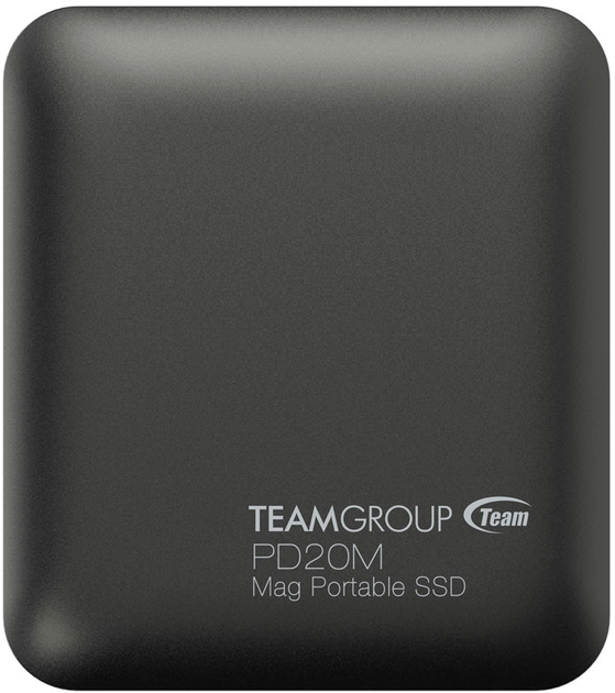 SSD диск Team Group PD20M Mag Portable 1TB USB 3.2 Type-C Gen2x2 Titanium Gray (TPSEG2001T0C108) External - изображение 1