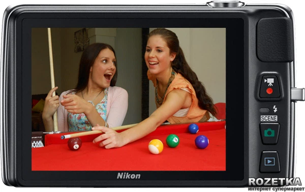 Фотоаппарат Nikon Coolpix S4300 White купить на ROZETKA | Отличная