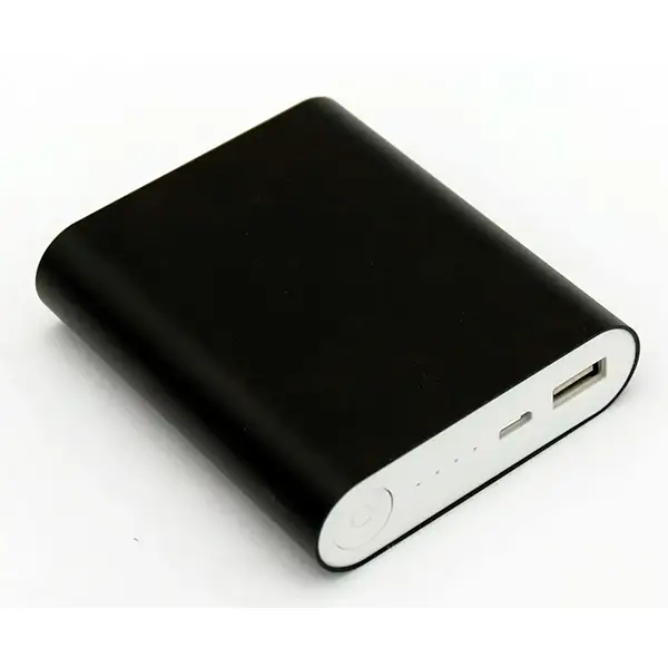 Повербанк 10400 mah портативний акумулятор POWER BOX чорний - зображення 3