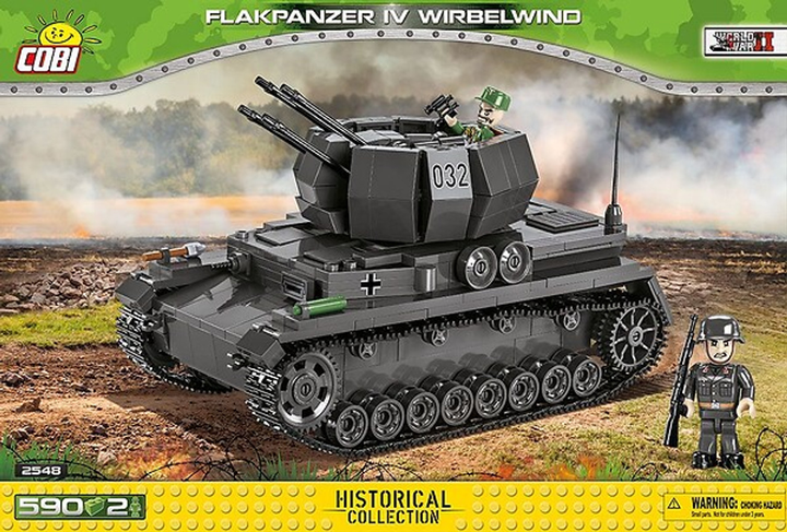 Klocki konstrukcyjne Cobi Historical Collection WWII Flakpanzer IV Wirbelwind 590 elementów (5902251025489) - obraz 1