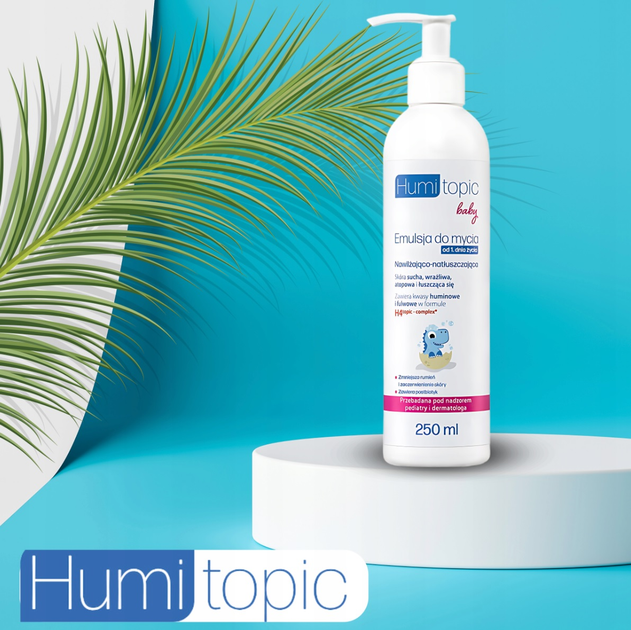 Emulsja Humitopic do mycia skóry głowy i ciała dla dzieci od 1 dnia życia 250 ml (5904815654067) - obraz 3