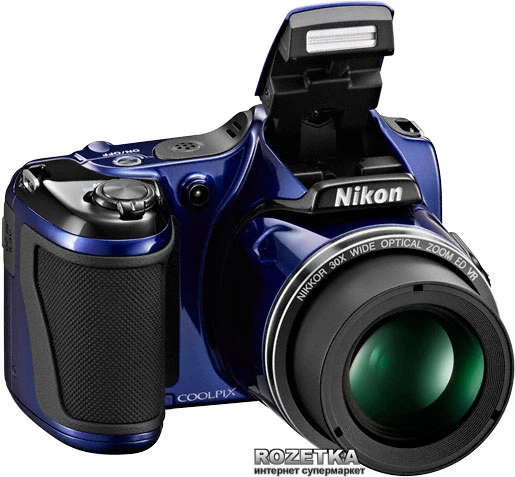 Фотоаппарат Nikon Coolpix L820 Blue ! купить на ROZETKA | Отличная