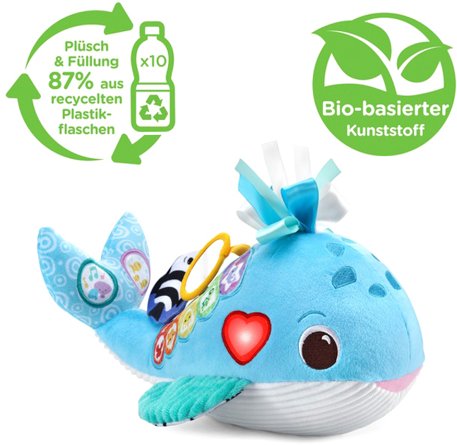 Pluszak interaktywny Vtech Baby Wieloryb muzyczny (3417765628047) - obraz 6