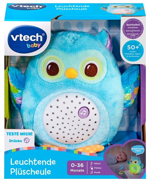 М'яка іграшка Vtech Сова яка світиться (3417765669040) - зображення 1