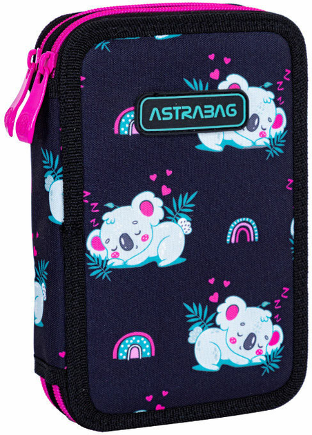 Подвійний пенал Astrabag Sleepy Koala з аксесуарами (5901137221052) - зображення 1