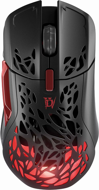 Mysz gamingowa Steelseries Aerox 5 Diablo IV Edition 2.4GHz / Bluetooth 5.0 Black/Dark Red (5707119053815) - obraz 1