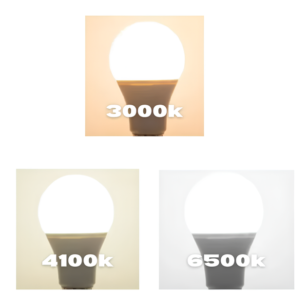 Светодиодная лампа 10W Velmax со сменяемой цветовой температурой 3000/4100/6500K E27 A60 белая IP20 V-A60 - изображение 3