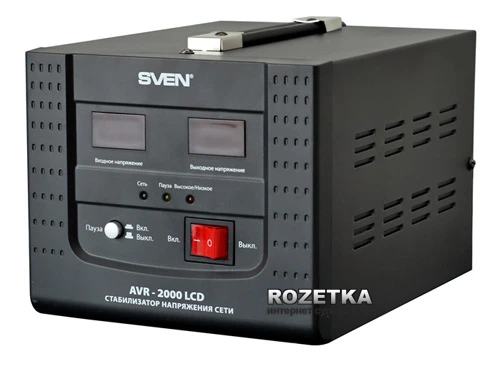 Стабилизатор напряжения Sven AVR-2000 LCD – фото, отзывы ...