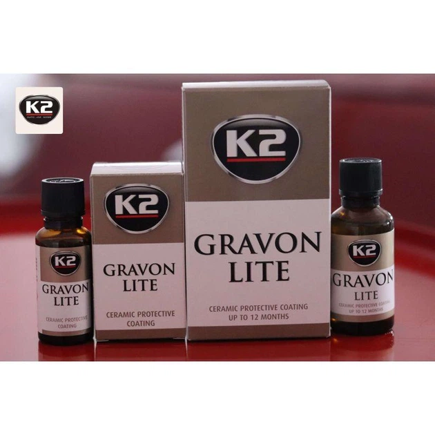 Набор для нанесения керамического покрытия Gravon Lite с аппликатором и салфетками 30 мл (G032) K2 - изображение 3