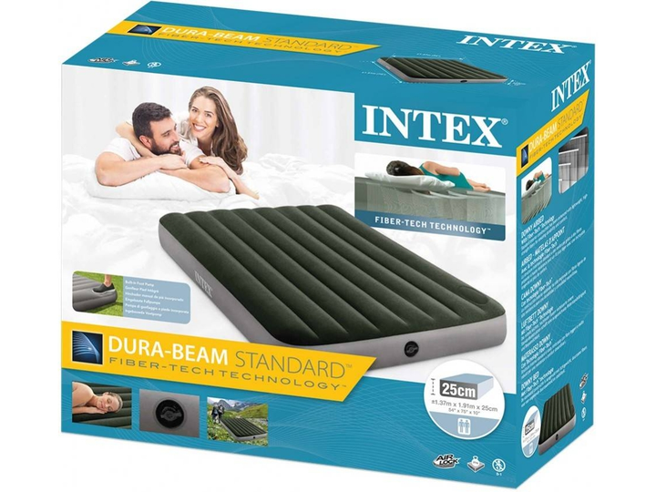 Надувний матрац Intex Full 137 x 91 x 25 см (6941057418469) - зображення 1