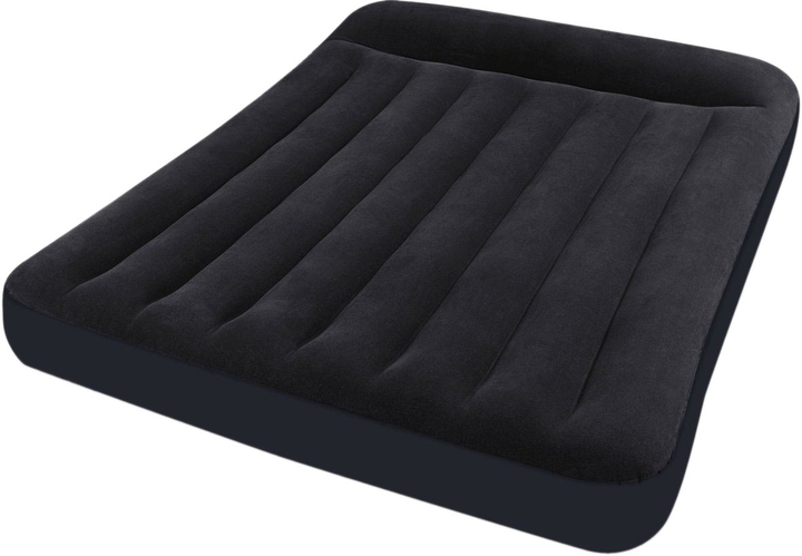 Надувний матрац Intex Pillow Rest Full з насосом QuickFill Plus 220-240V 191 x 137 x 25 см (6941057422909) - зображення 1