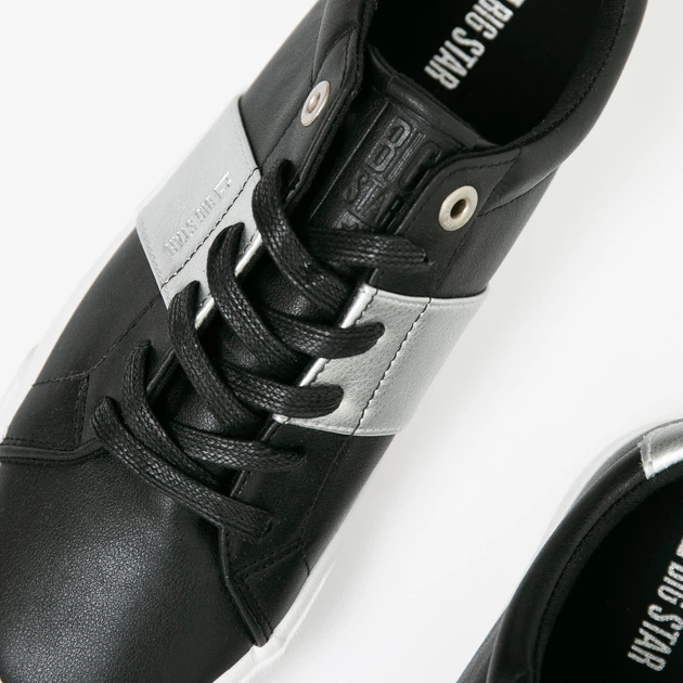 Tenisówki damskie do kostki Big Star JJ274360 40 Czarne (5900714501341) - obraz 4