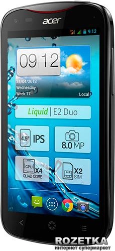 Мобильный телефон Acer Liquid E2 Duo V370 Rock Black - изображение 2