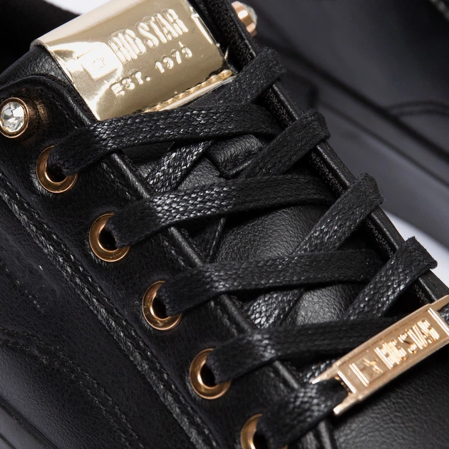 Tenisówki damskie do kostki Big Star NN274209 39 Czarne (5900714752835) - obraz 4