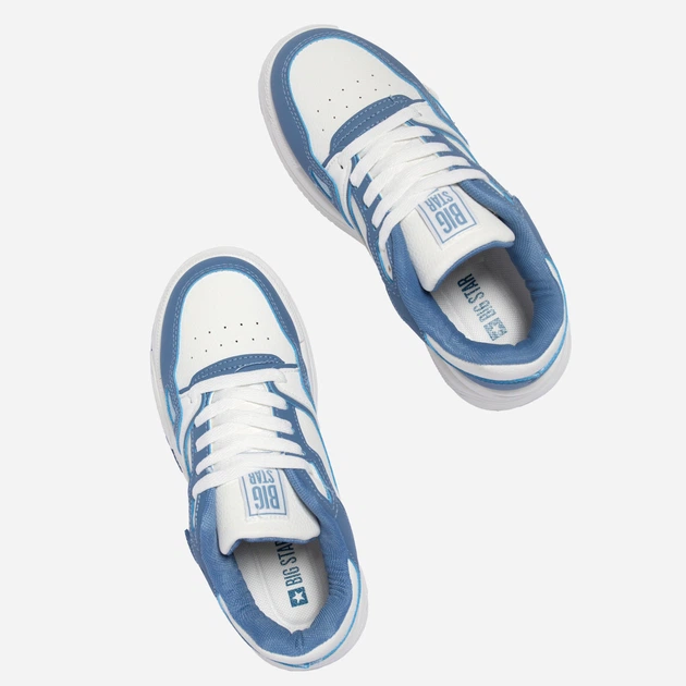 Жіночі снікери Big Star NN274670 38 Біло-блакитні (5900714741655) - зображення 3