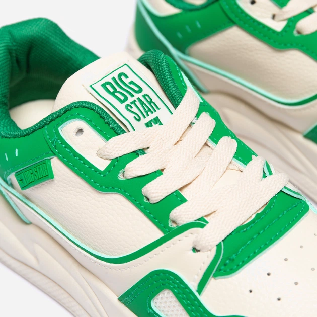 Sneakersy damskie Big Star NN274671 40 Beżowy/Zielony (5900714741730) - obraz 3