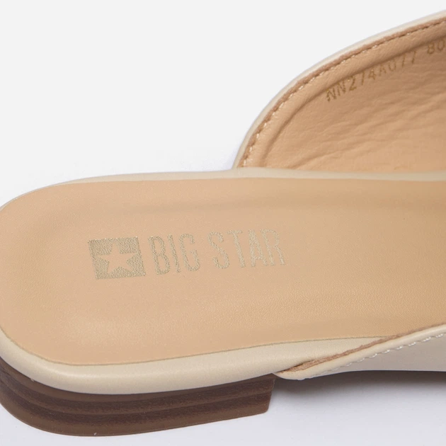 Klapki mule damskie Big Star NN274A077 36 Beżowe (5900714734497) - obraz 6