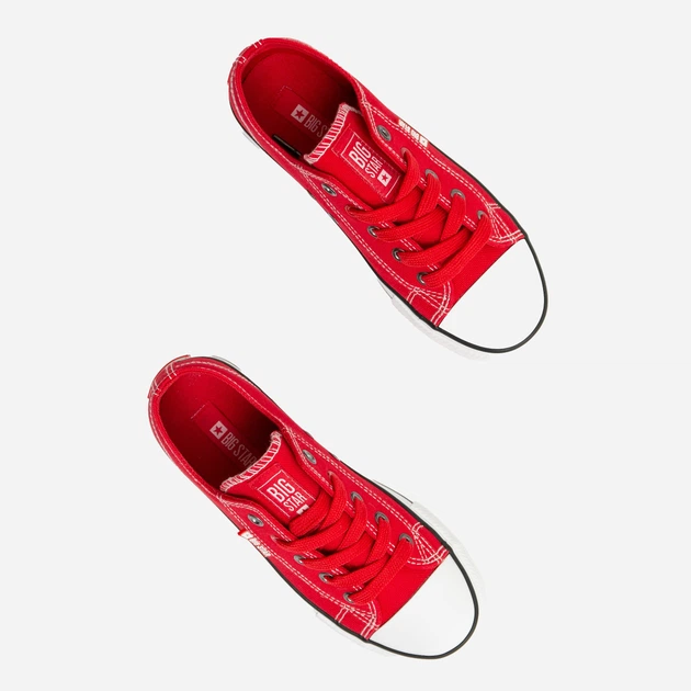 Підліткові кеди для хлопчика Big Star JJ374402 35 Червоні (5900714490966) - зображення 2