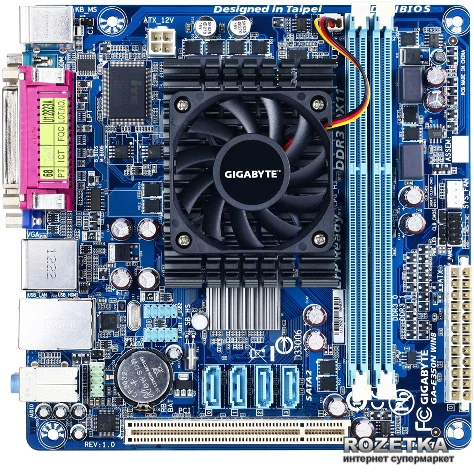 Материнская плата Gigabyte GA-E350N WIN8 (AMD E-350, AMD A45, PCI) - изображение 1