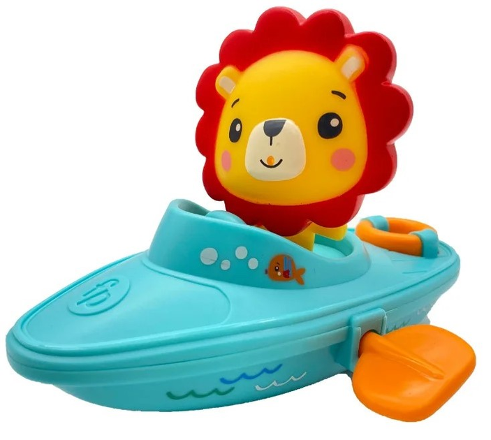 Іграшка для ванни Fisher-Price Човен Лев (4897091811570) - зображення 1