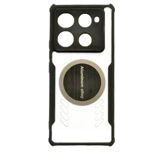 Чехол - накладка Acryl Cooling Armor для Infinix Note 40 Pro 4G / Note 40 Pro 5G / Note 40 Pro+ с магнитной пластиной, Black - Фото 1 Чехол - накладка Acryl Cooling Armor для Infinix Note 40 Pro 4G / Note 40 Pro 5G / Note 40 Pro+ с магнитной пластиной, Black - изображение 1
