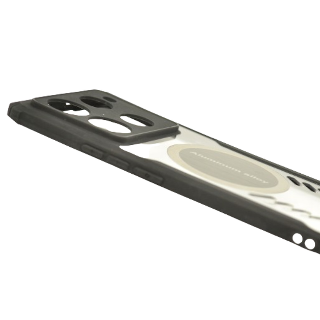 Чехол - накладка Acryl Cooling Armor для Infinix Note 40 Pro 4G / Note 40 Pro 5G / Note 40 Pro+ с магнитной пластиной, Black - Фото 3 Чехол - накладка Acryl Cooling Armor для Infinix Note 40 Pro 4G / Note 40 Pro 5G / Note 40 Pro+ с магнитной пластиной, Black - изображение 3