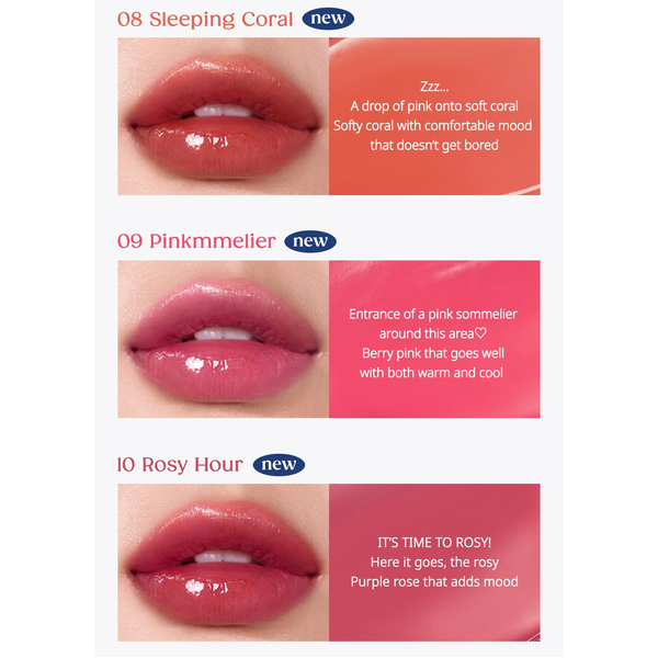 Увлажняющий тинтованный бальзам, 3,4г PERIPERA Ink Mood Glowy Balm #09 Pinkmmelier (Night Peri) - изображение 2