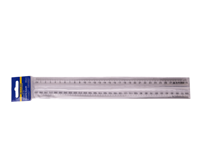 Лінійка Buromax 30см пластикова з тримачем (BM.5828-30) - зображення 2