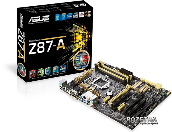 Материнская плата Asus Z87-A (s1150, Intel Z87, 2 x PCI-Ex16