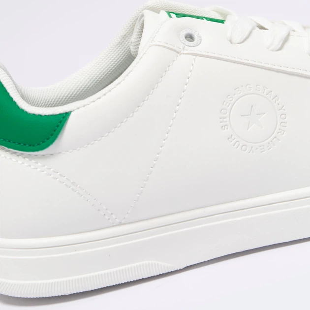 Tenisówki męskie do kostki Big Star NN174280 46 Białe (5900714731236) - obraz 4