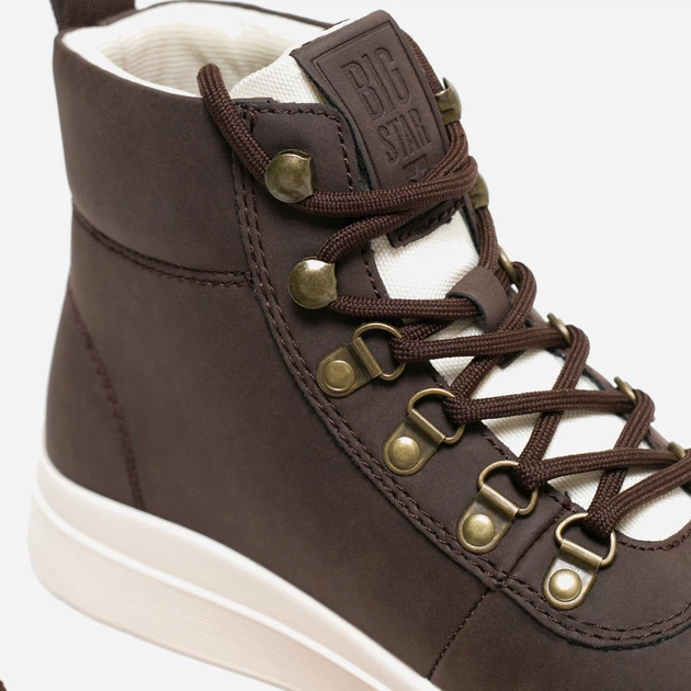 Tenisówki męskie wysokie Big Star KK174355 42 Brązowe (5900714578893) - obraz 4