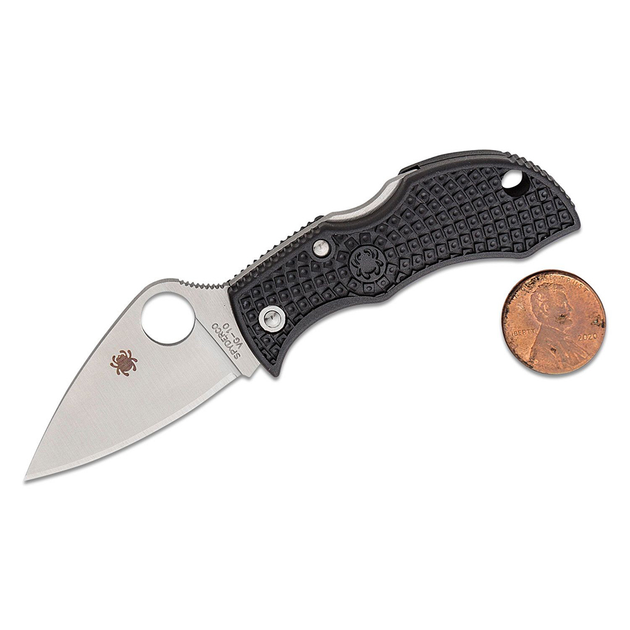 Складаний ніж Spyderco Manbug Lightweight Leaf black MBKLFP - зображення 2